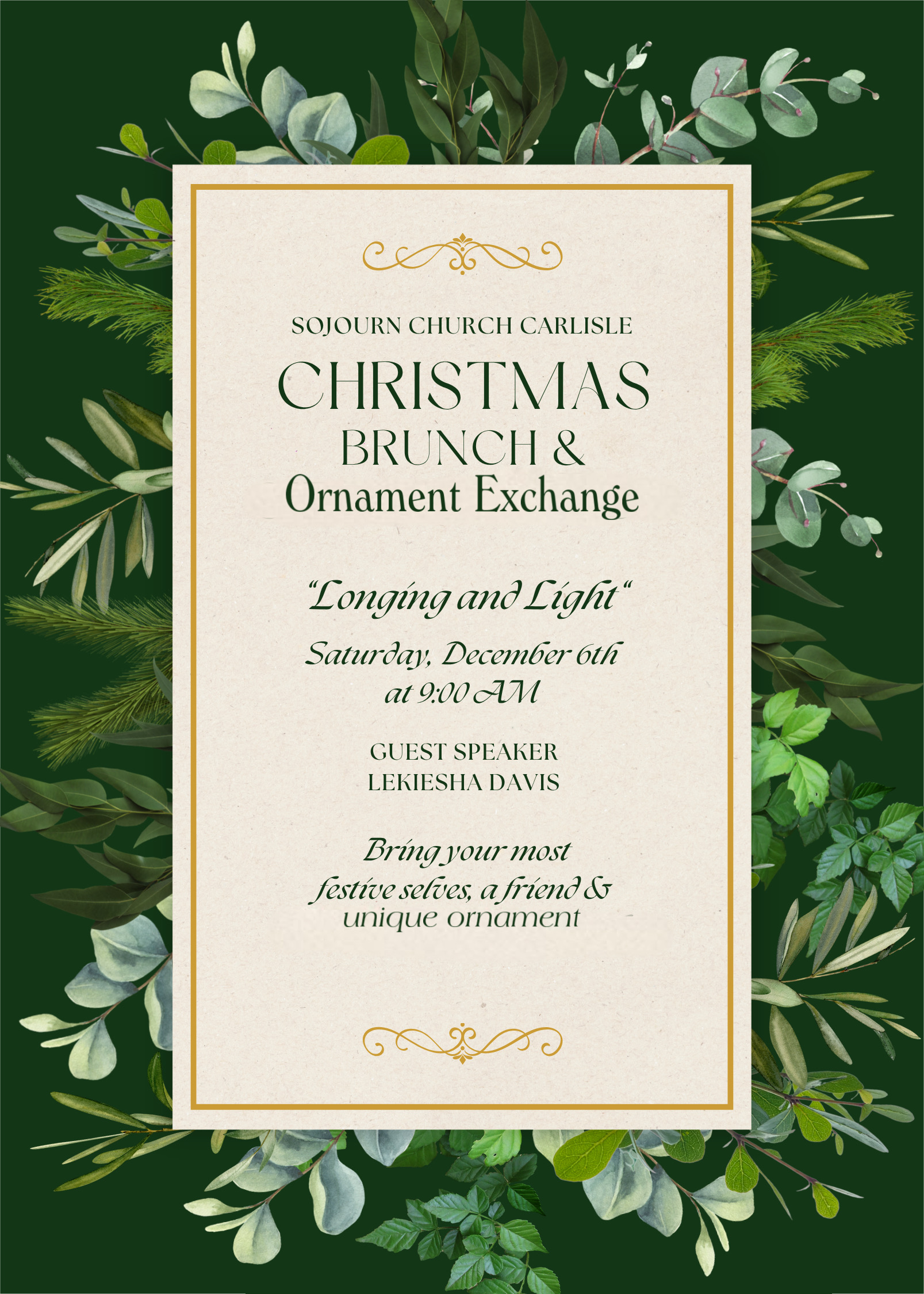 Women's Christmas Brunch & Ornament Exchange